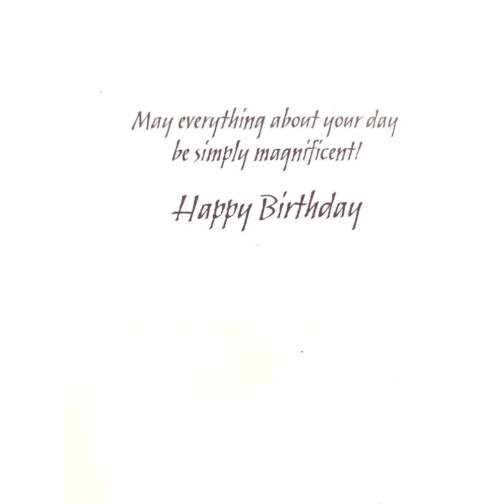 EAGLE PORTRAIT VTG Daniel Renn Pierce Birthday Greeting Card Magnet Leanin' Tree